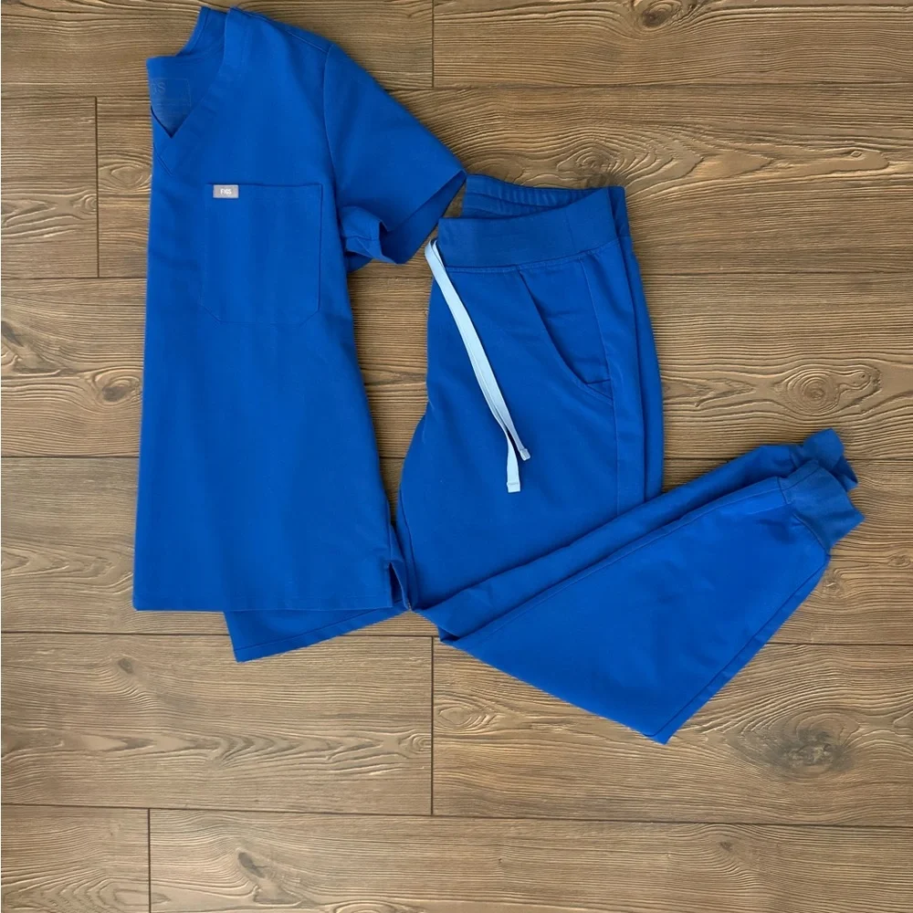 Figs Blue Scrub Set - Picture 2 of 2
